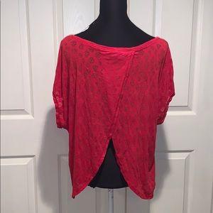 FINAL MARKDOWN Torrid Sheer Skulls Fly-Away Back Top